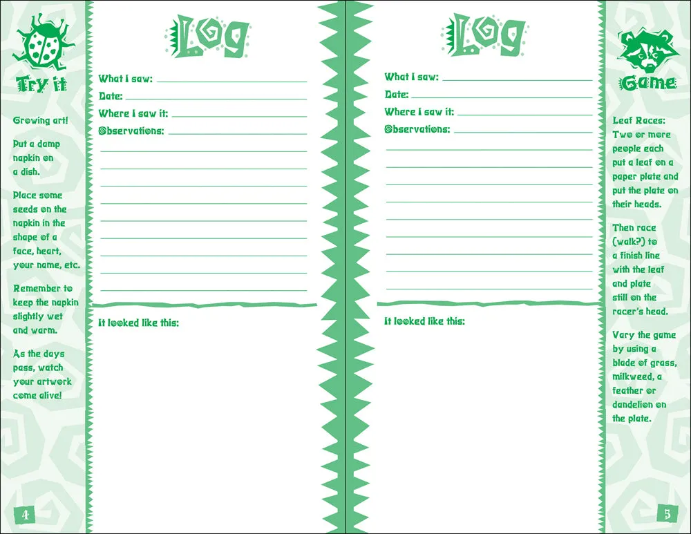 Kids' Nature Log by AdventureKEEN