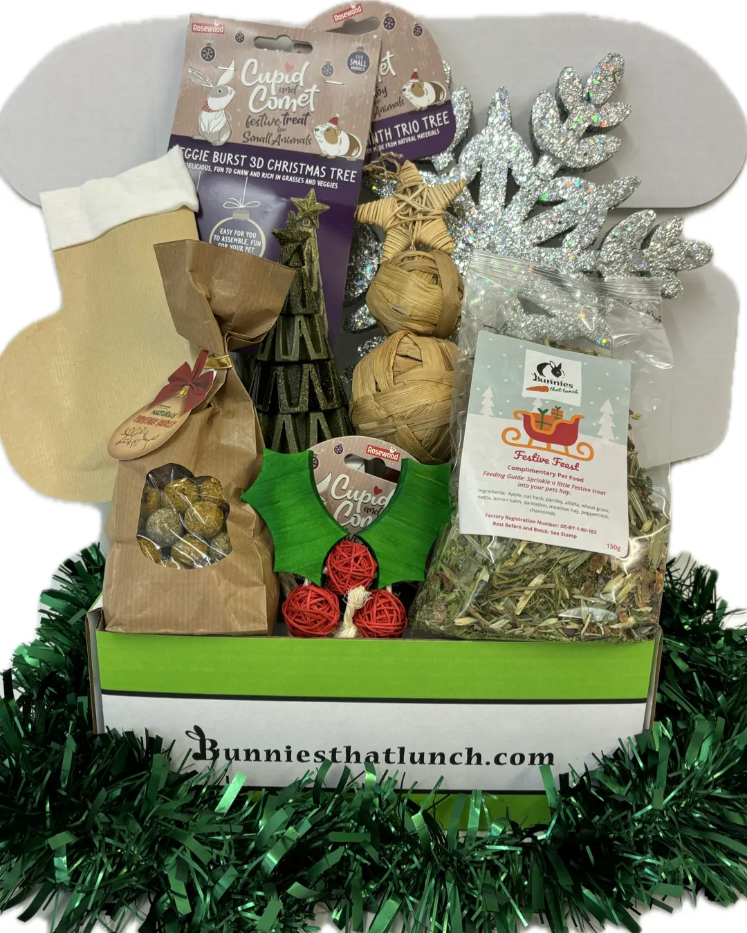SECONDS -  Bunny Christmas Box - SILVER
